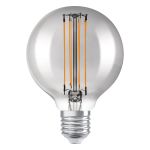 Ledvance Vintage 1906 LED E27 Globe Smoke 11W 500lm - 818 Extra Warm White | Dimmable - Replaces 42W