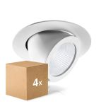Multipack 4x Noxion LED Downlight Forza White 35W 3100lm 36D - 940 Cool White | 168mm - Best Colour Rendering