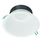 Philips LED Downlight Coreline DN142B Aluminium White 19.2W 2300lm 60D - 840 Cool White | Cutout 200mm - IP20 - Dimmable - White Reflector - Emergency