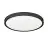 Eglo Ceiling Light Bathroom Fueva 6 Plastic Black 14.2W 2000lm - 827-840-865 CCT