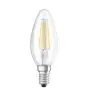 Osram Classic LED E14 Candle Filament Clear 4.5W 470lm - 827 Extra Warm White | Dimmable - Replaces 40W