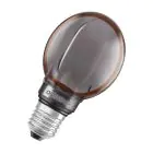 Osram Vintage 1906 LED E27 Globe Filament Smoke 80mm 4W 110lm - 818 Extra Warm White | Dimmable - Replaces 12W