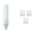 Multipack 10x Philips MASTER PL-C 13W - 827 Extra Warm White | 2 Pin