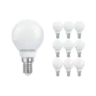 Multipack 10x Noxion Lucent Lustre LED E14 Ball Frosted 4.5W 470lm - 827 Extra Warm White | Replaces 40W