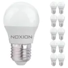 Multipack 10x Noxion Lucent Classic LED E27 Ball Filament Clear 4.5W 470lm - 827 Extra Warm White | Replaces 40W